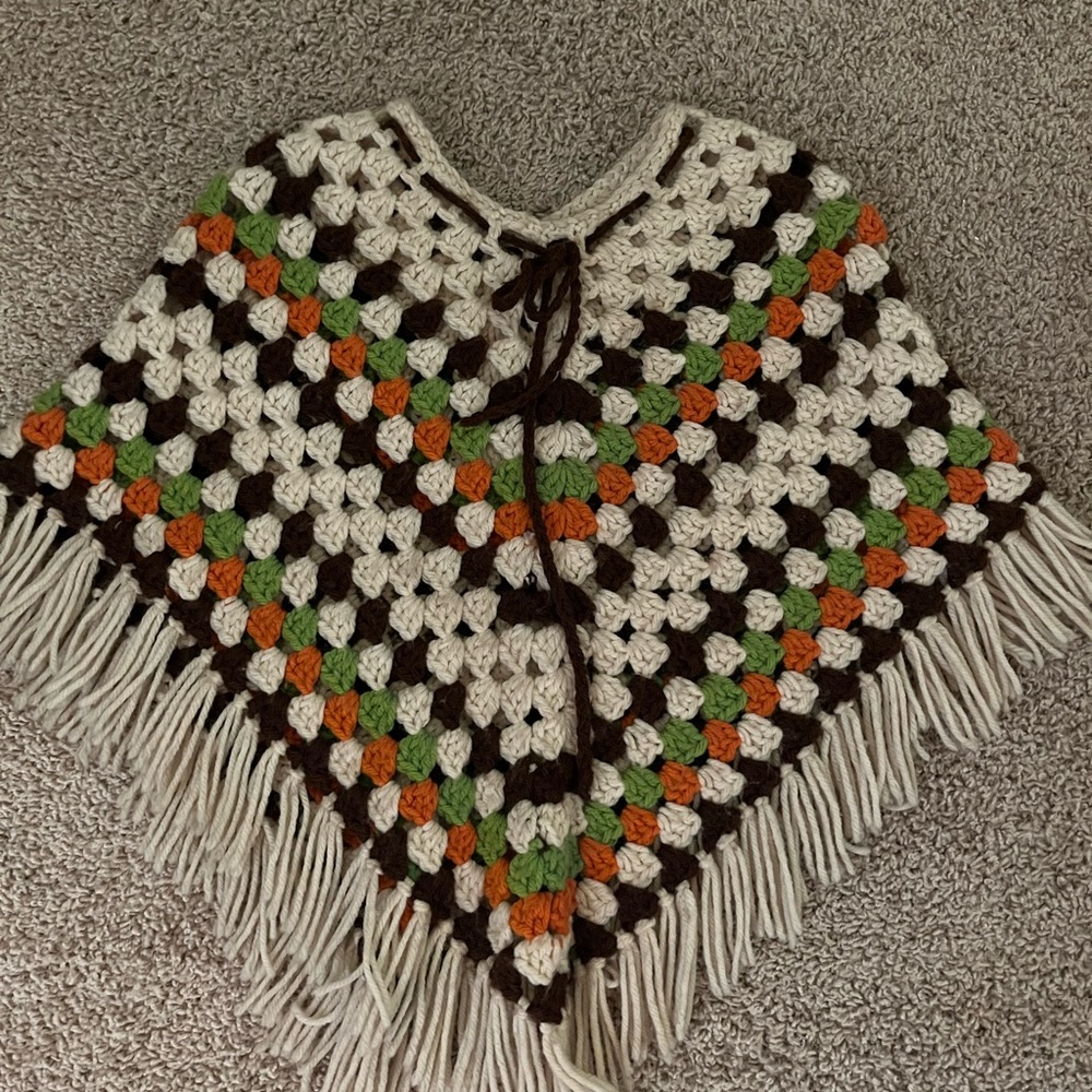 Handmade shawl from 1970s